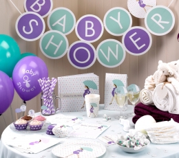 Pokaalikaunistused "Baby Shower Vihmavarjud" (10 tk) 1