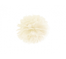 Pom pom pall, kreemjas  (25 cm)