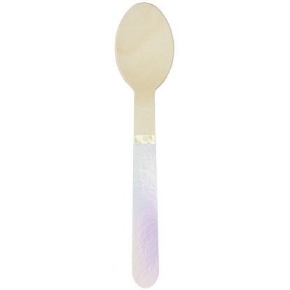 Puidust lusikad, pärlmutter (8 tk.)