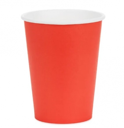 Puodeliai, raudoni (6 vnt./250 ml)