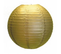 Rippuv dekoratiivlamp, kuldne (35 cm)
