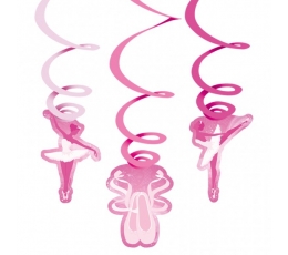 Rippuvad kaunistused "Baleriin" (6 tk.)
