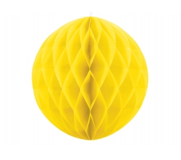 Riputatav paberist pall, kollane (20 cm)