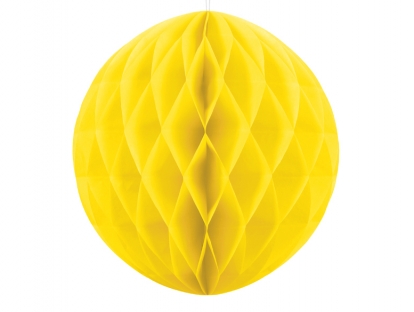 Riputatav paberist pall, kollane (20 cm)
