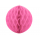 Riputatav paberist pall, roosa (20 cm)