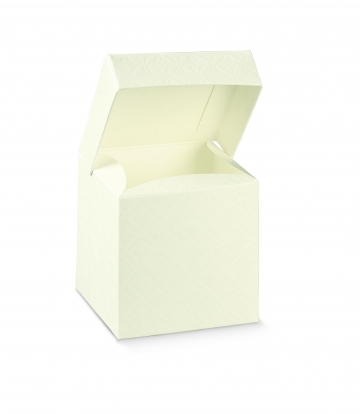 Ristkülikukujuline valge karp (10x10x15 cm)