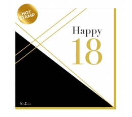 Salvrätikud "Happy 18" (16 tk.)