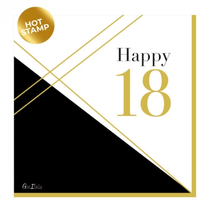 Salvrätikud "Happy 18" (16 tk.)