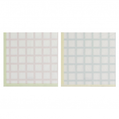 Salvrätikud "Pastelsed ruudud" (16 tk.)