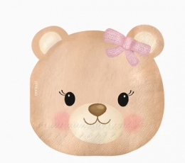 Salvrätikud „Roosa mõmmi“ (20 tk)