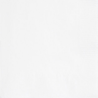  Salvrätikud, valged (20 tk / 33x33 cm)