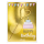 Säraküünal kaardiga "Happy Birthday gold" (11x8 cm)