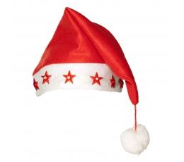  Särav jõulumüts "Punased tähed"