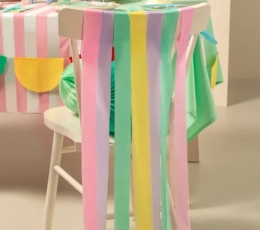 Seinakaunistus ribad, pastelltoonides 1