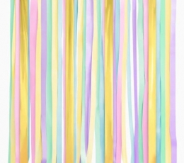 Seinakaunistus ribad, pastelltoonides