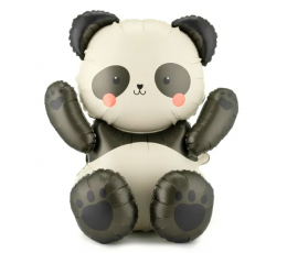 Seisev fooliumist õhupall „Panda“ (68×72 cm)