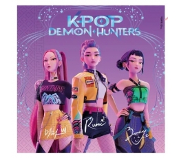Servetėlės "K-POP Demon Hunters" (20 vnt.)