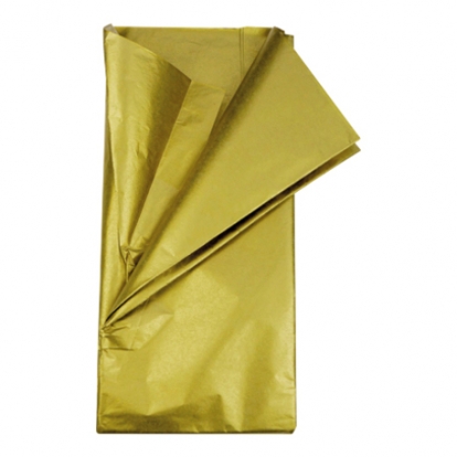  Siidipaber, kuldne (5tk./50x70cm)
