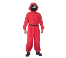 Squid game järelvaataja kostüüm (L / XL), punane