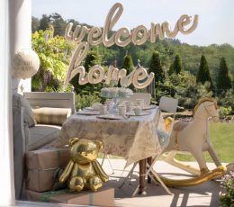 Stovintis folinis balionas "Arkliuko sūpynė" (118x104 cm) 2