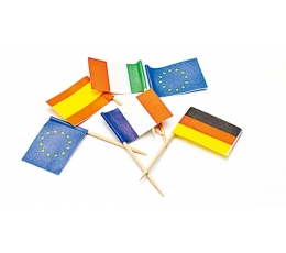 Suupistetikud-lipud „Rahvused“ (50 tk.)