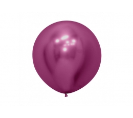Suur õhupall, kroomitud vaarika värvi (60 cm/Sempertex)