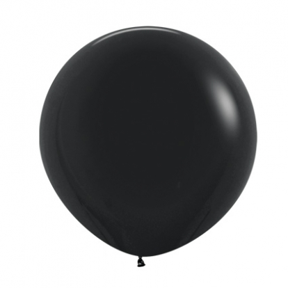 Suur õhupall, must (60 cm)