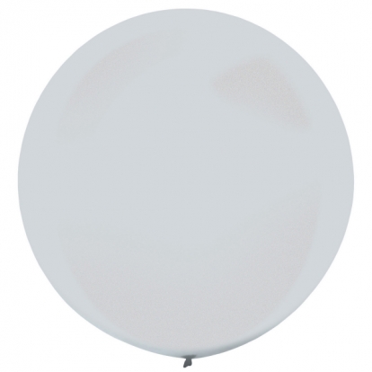 Suur õhupall, pärlmutter, hõbedane (61 cm)