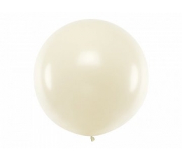 Suur õhupall, valge pärlmutter (1 m)