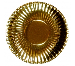  Taldrikud-alused, kuldsed (8 tk / 29 cm)
