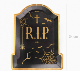 Taldrikud-alused "R.I.P" (2 vnt./34x27cm) 1 Taldrikud-alused "R.I.P" (2 vnt./34x27cm) 1