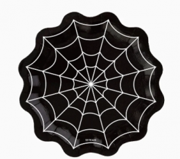 Taldrikud „Ämblikuvõrk“ (6 tk / 23 cm)