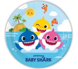 Taldrikud "Baby Shark" (8 tk./23 cm)