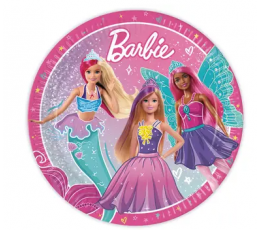 Taldrikud "Barbie" (8 tk./23 cm)