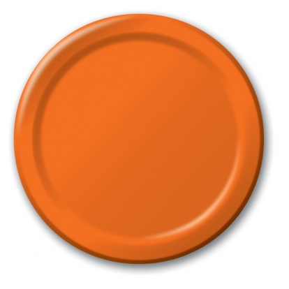 Taldrikud, oranžid (8 tk / 17 cm)
