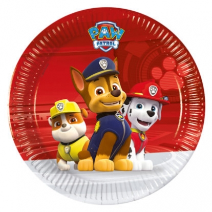  Taldrikud "Paw Patrol" (8 tk / 18 cm)