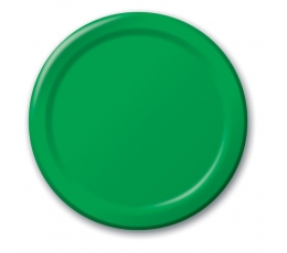  Taldrikud, rohelised (8 tk / 18 cm)