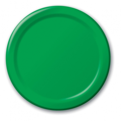  Taldrikud, rohelised (8 tk / 18 cm)