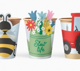 Topsid kaunistustega „Taluloomad“ (6 tk/270 ml)