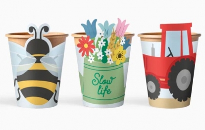 Topsid kaunistustega „Taluloomad“ (6 tk/270 ml)