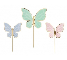 Torditopperid-kaunistused „Liblikad“ (9 tk.)