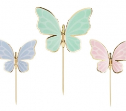 Torditopperid-kaunistused „Liblikad“ (9 tk.)