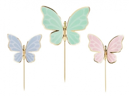 Torditopperid-kaunistused „Liblikad“ (9 tk.)