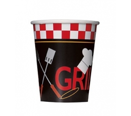 Ühekordsed topsid "Grill (BBQ)" (8tk / 270 ml)