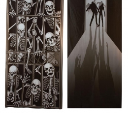 Uksedekoratsiooni plakat „Skeletid“ (152 x 72 cm)