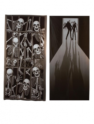 Uksedekoratsiooni plakat „Skeletid“ (152 x 72 cm)