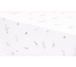 Ümmargune laudlina „Lamina“, valgest riidest (140 cm)