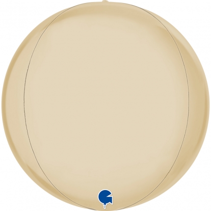 Ümmargune õhupall, kreemikas (38 cm)