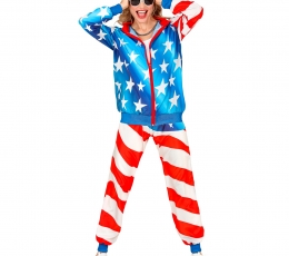 USA Party sportlik karnevali kostüüm (M) 1