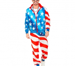 USA Party sportlik karnevali kostüüm (M)